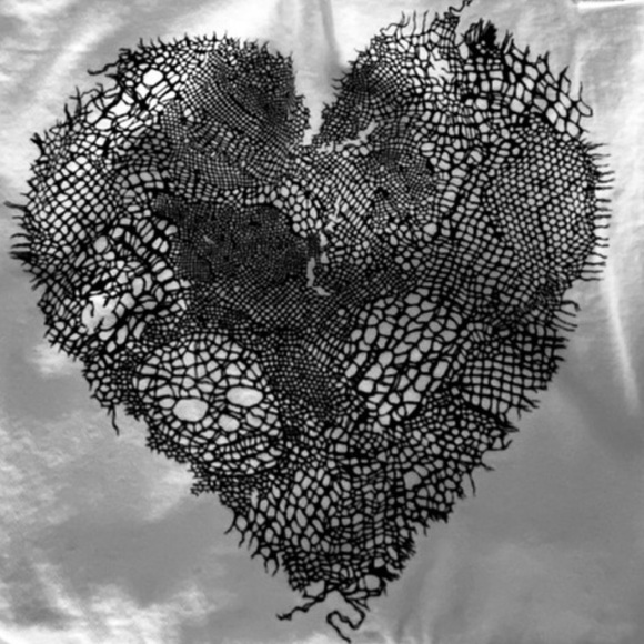 New Lauren Moshi Lace Skull Tote - Picture 4 of 10